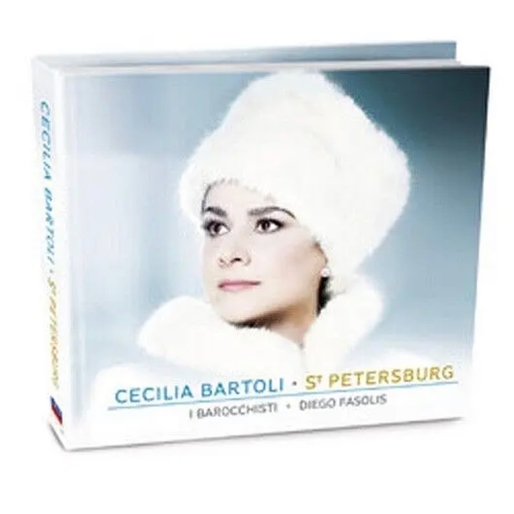 CECILIA BARTOLI St. Petersburg Diego Fasolis Orig Decca Deluxe Book & Music CD